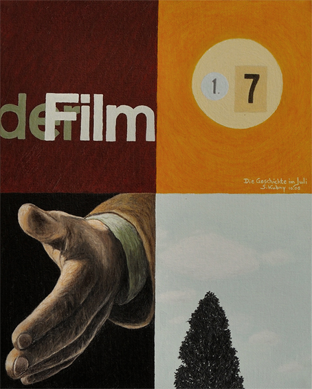 Die Geschichte im Juli  2008  30 x 24 cm