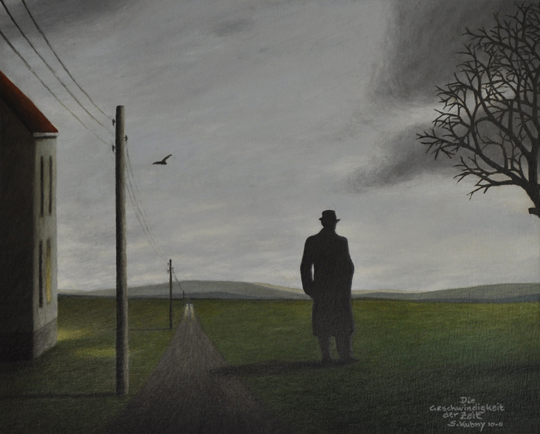 Die Geschwindigkeit der Zeit   2011   33,5 x 41 cm 