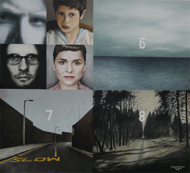 Lebensraum 2015 60 x  62,5 cm