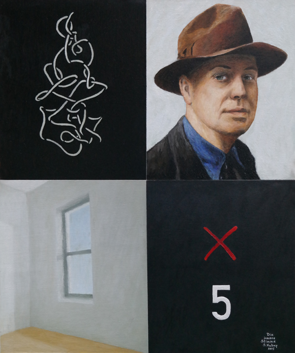 Die innere Stimme  2015  59 x 49 cm