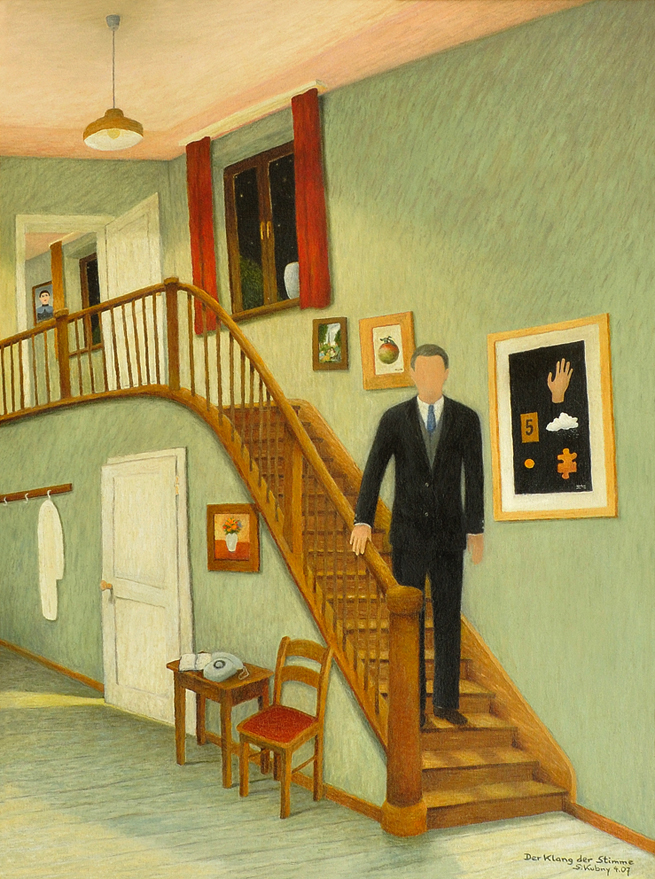 Der Klang der Stimme   2007    80 x 60 cm